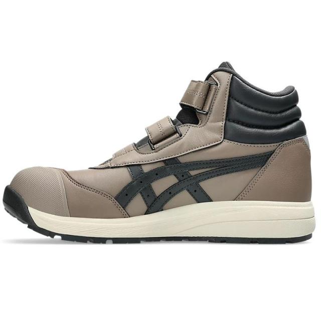 即納在庫品 アシックス 安全靴 ウィンジョブ CP312 3E相当 トープグレー×グラファイトグレー 28.0cm 軽量 マジックテープ セーフティーシューズ 作業靴 ワーキング 1273A111.020