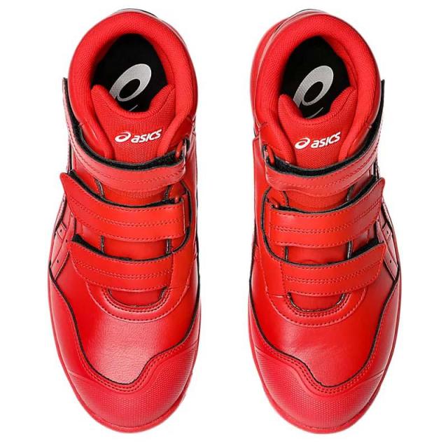 即納在庫品 アシックス 安全靴 ウィンジョブ CP312 3E相当 クラシックレッド×クラシックレッド 26.0cm 軽量 マジックテープ セーフティーシューズ 作業靴 ワーキング 1273A111.600