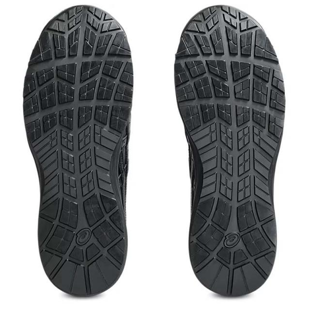 即納在庫品 アシックス 安全靴 ウィンジョブ CP311 3E相当 ブラック×ブラック 26.0cm 軽量 マジックテープ セーフティーシューズ 作業靴 ワーキング 1273A110.001