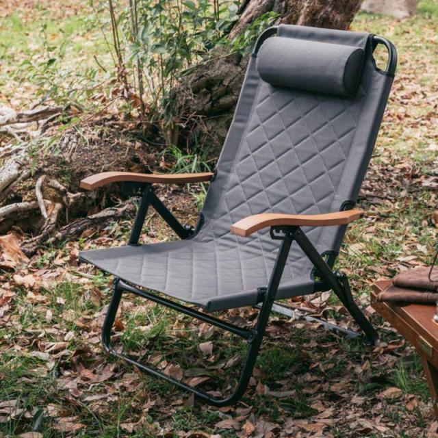即納在庫品 ハイランダー クライマックスローチェア2 ST グレー