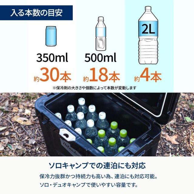 即納在庫品 ハイランダー 真空断熱ハイランドクーラーボックス ブラック HCA2048_8