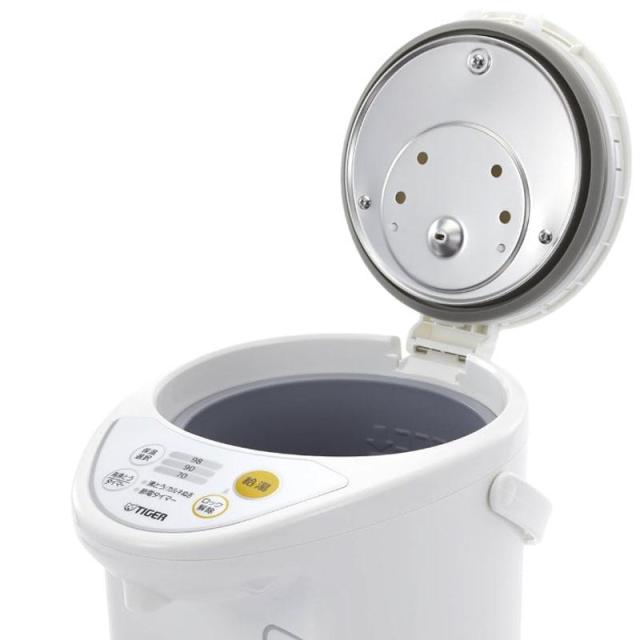 即納在庫品 タイガー TIGER マイコン電気ポット 2.2L PDR-G221W ホワイト 電気ポット 省スチーム 節電タイマー 保温選択 カルキぬき ＰＤＲーＧ２２１Ｗ