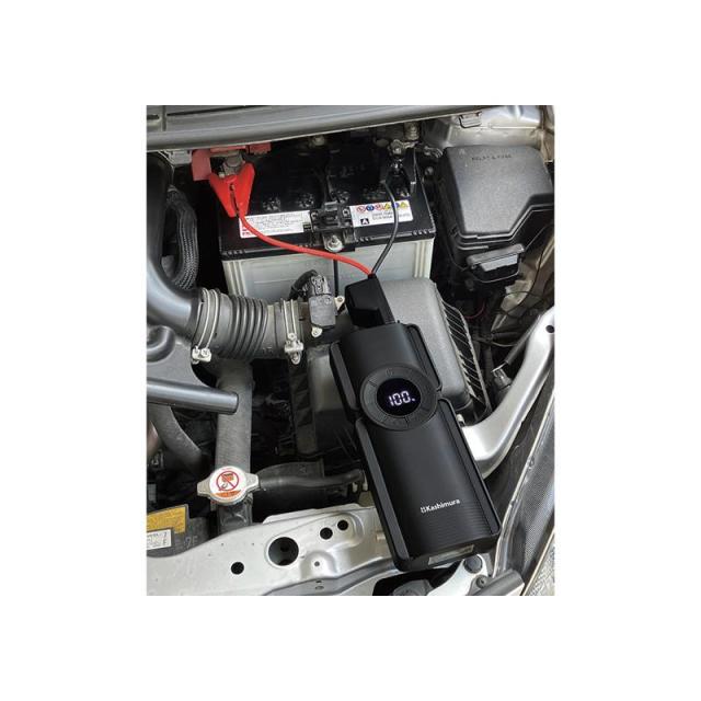 即納在庫品 カシムラ 電動コンプレッサー付きジャンプスターター 8000mAh KD-269_1