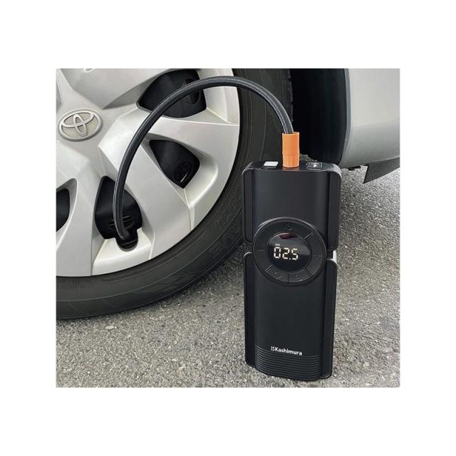 即納在庫品 カシムラ 電動コンプレッサー付きジャンプスターター 8000mAh KD-269_2