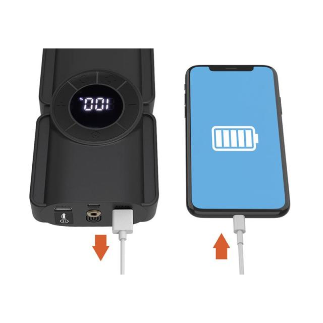 即納在庫品 カシムラ 電動コンプレッサー付きジャンプスターター 8000mAh KD-269_3