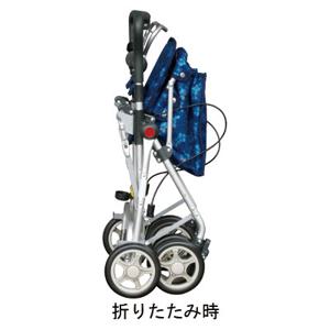 スイートIII / No.668 なでしこ紺 須恵廣工業 歩行関連/シルバーカー/ミドルタイプ (W2245)_1