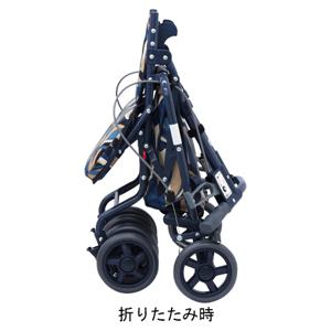 サニーウォーカーSP 中 / 格子NB 島製作所 歩行関連/シルバーカー/コンパクトタイプ (W0476)_1