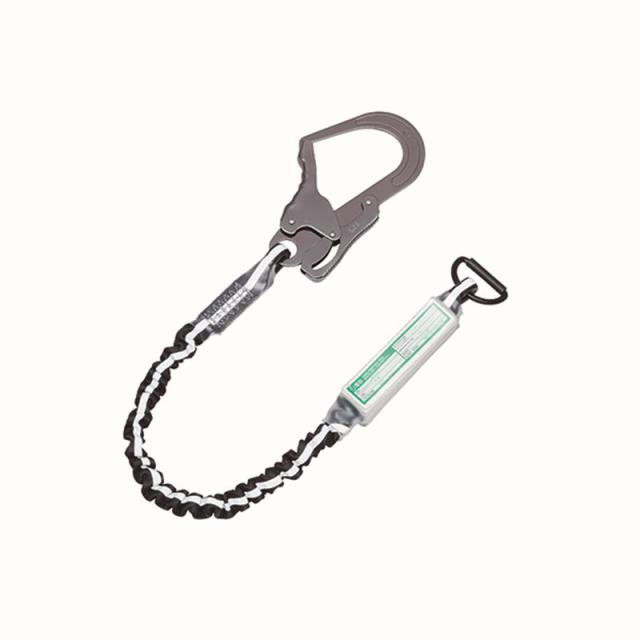 KH 基陽 シングルジャバラ剣スチール D環ランヤード 黒-緋ライン 1700mm S1SDWK-17の通販は 6,607円