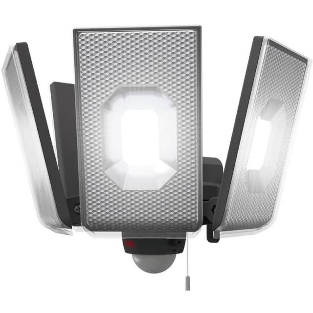 即納在庫品 ムサシ 12.5W×4灯スライド型LEDセンサーライトコンセント式 5000 LED-AC4000の通販は