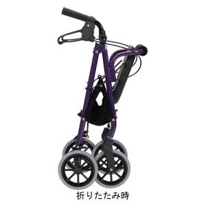 ハッピーIIIミニ / 117093 ローズゴールドメタリック 竹虎 歩行関連/歩行車・歩行器/歩行車 (W2808)_1