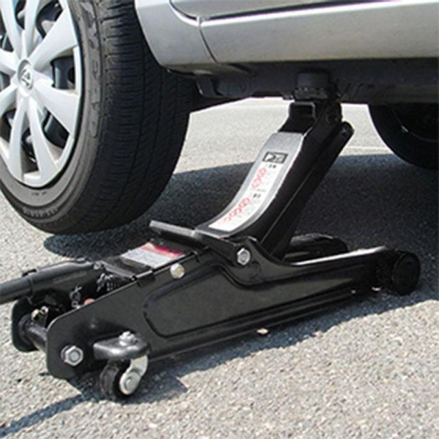 即納在庫品 大橋産業 ローダウン車対応 油圧式フロアジャッキ 2t 2102_6
