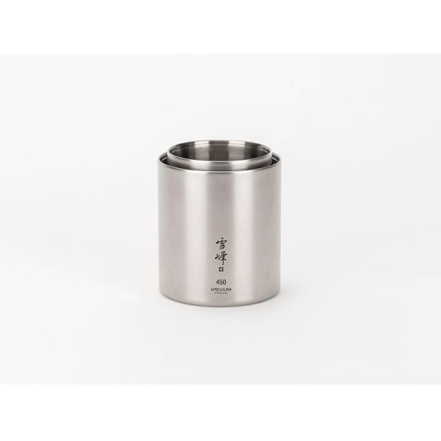 即納在庫品 スノーピーク 真空雪峰スタッキングマグ 300/450 マット セット SET-123