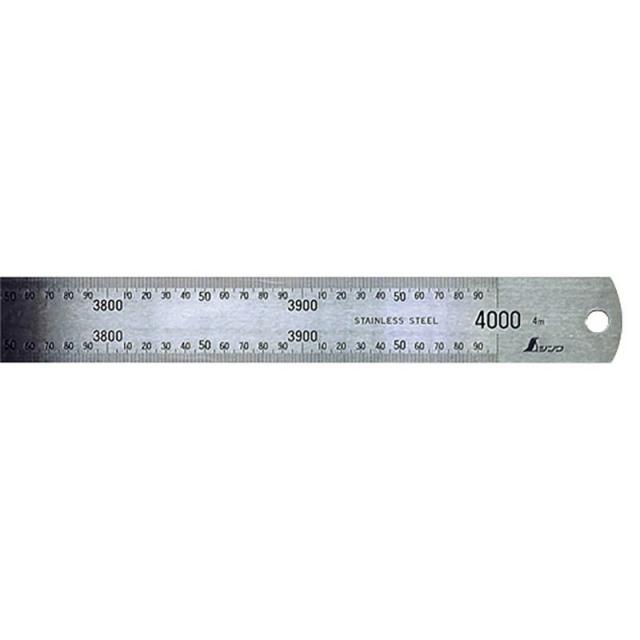 シンワ測定 ステン直尺 4m 14087