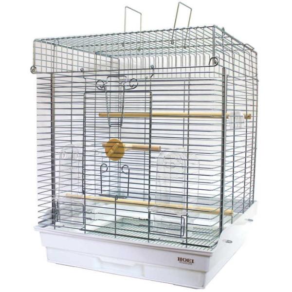 即納店卸し資産品 鳥かご 臥せ篭 HOEI 豊栄金属元素 465オカメ 1台 白いこと 鳥臥せ篭