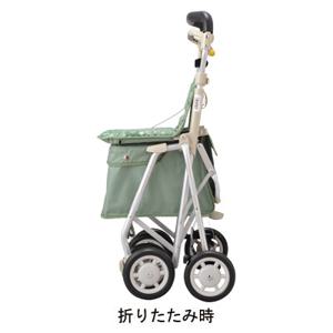 ライトミニM / LMM-PLGN ペイズリーLグリーン ウィズワン 歩行関連/シルバーカー/ミドルタイプ (W2060)_1