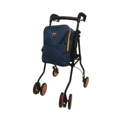ヘルシーワンW / H1W-NB ネイビー ウィズワン 歩行関連/歩行車・歩行器/歩行器(キャスター付き) (W2240)