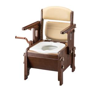 家具調スマートトイレNEO はねあげ / 533-685 標準便座 アロン化成 排泄関連/ポータブルトイレ/木製トイレ (T1072)_1