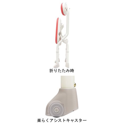 安寿 楽らく開閉シャワーベンチ CN / 536-099 グリーン アロン化成 入浴関連/シャワーチェア/折りたたみ式 (S0987)