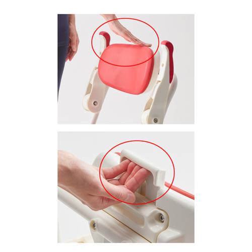 安寿 楽らく開閉シャワーベンチ CN / 536-099 グリーン アロン化成 入浴関連/シャワーチェア/折りたたみ式 (S0987)