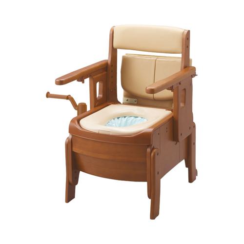 家具調トイレセレクトR自動ラップ2 はねあげ / 533-953 標準便座 アロン化成 (T1280)
