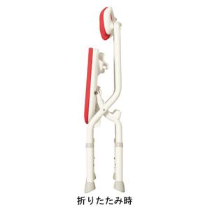 安寿 折りたたみシャワーベンチ FC 背付タイプ / 536-060 ブルー アロン化成 (S0795)