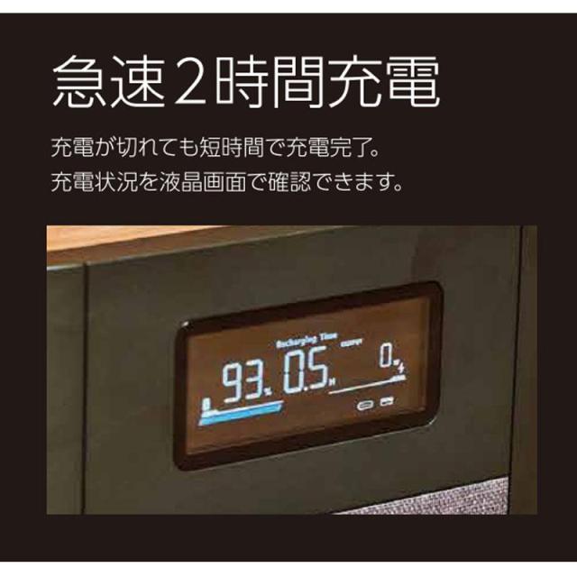 工進 ポータブル電源 BPS-12L 1200W 長寿命 安心 防災 停電時 給電 スマートデザイン 日本製 KOSHIN ＢＰＳ−１２Ｌ_2