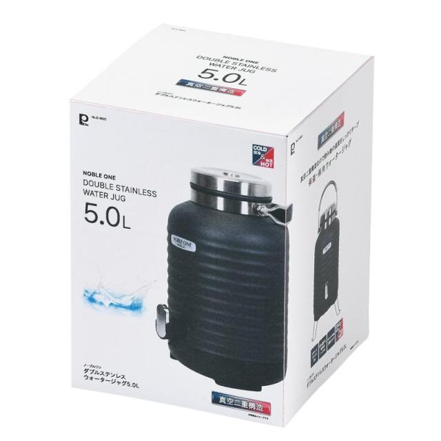 パール金属 ノーブルワン ダブルステンレスウォータージャグ5L Ｄ−６６２０_1
