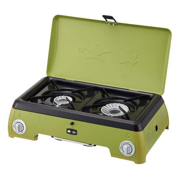 即納在庫品 ロゴス ポータブル ガス カセットコンロ ２バーナー 81060050