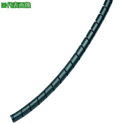 ■PANDUIT スパイラルラッピング ポリエチレン 耐候性黒 T19F-C0〔品番:T19FC0〕【1008873:0】[店頭受取不可]