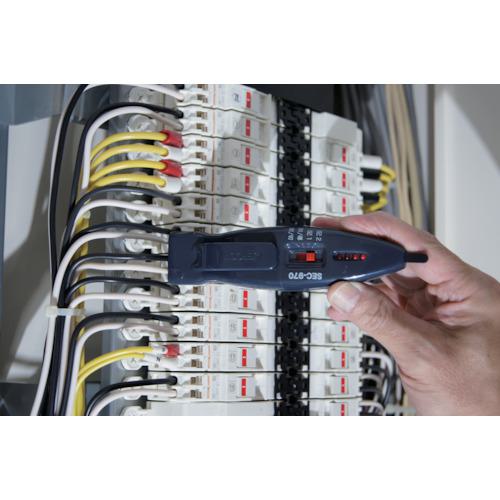 □DENSAN ブレーカー配線チェッカー 活線対応セット〔品番:SEC970