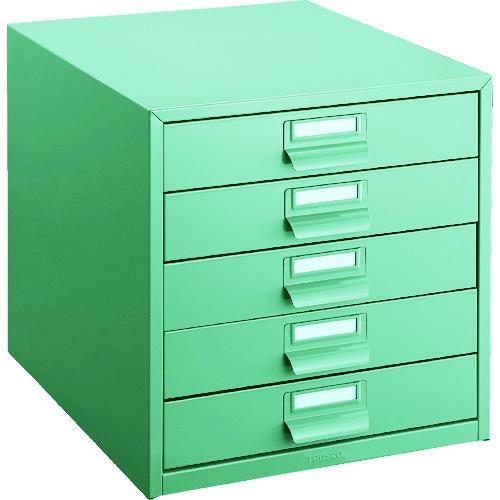 ■TRUSCO ツールケース 333X410XH348 引出5段〔品番:PT43ENS〕【1025752:0】[店頭受取不可]