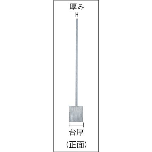 ■ユニ 焼入台付スコヤー(JIS1級) 125mm〔品番:ULAY125〕【1027671:0】[店頭受取不可]