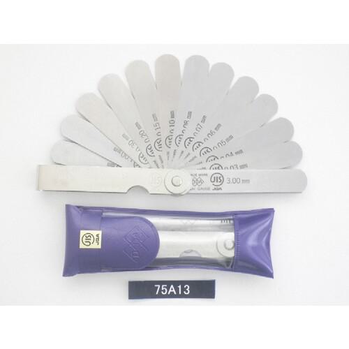 ■DIA JIS規格すきまゲージ 75A13〔品番:75A13〕【1028421:0】[店頭受取不可]