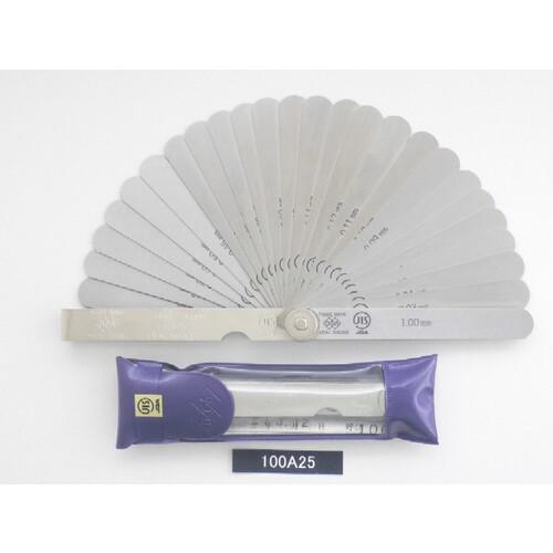 ■DIA JIS規格すきまゲージ 100A25〔品番:100A25〕【1028499:0】[店頭受取不可]