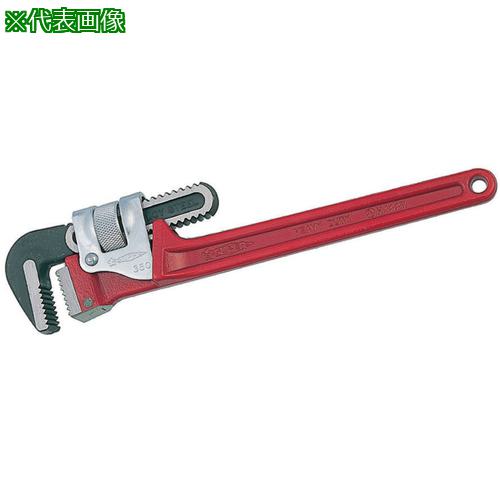 ■スーパー デラックスパイプレンチ トライモタイプ(鍛造品) 本体全長750〔品番:DT900〕【1038281:0】[店頭受取不可]