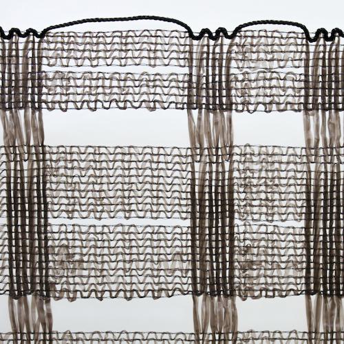 ■TRUSCO 美観間仕切りネットフェンス ロール ブラウン 80cm×50m〔品番:TBNF0850BR〕【1039723:0】[店頭受取不可]_1