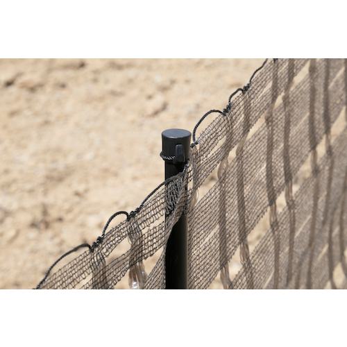 ■TRUSCO 美観間仕切りネットフェンス ロール ブラウン 80cm×50m〔品番:TBNF0850BR〕【1039723:0】[店頭受取不可]_3