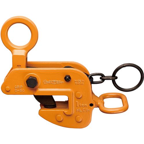 ■スーパー 横吊クランプ(ロックハンドル式) 基本使用荷重1.0t〔品番:HLC1H〕【1041762:0】[店頭受取不可]