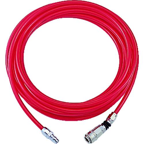 ■TRUSCO エアブレードホース ウレタンブレードチューブ 6.5×10 10m フリーアングルJ付〔品番:TOP6.510F〕【1044559:0】[店頭受取不可]