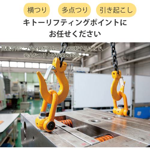 ■KITO リフティングポイント標準ボルト形LPA M42 使用荷重10.0t 【選べるボルトサイズと使用荷重】 LPA1100A00011〔品番:LPA10042〕【1060423:0】[店頭受取不可]_3
