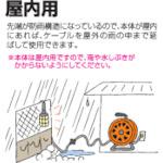 ■ハタヤ 逆配電型コードリール マルチテモートリール単相100Vアース付47+6m〔品番:TGM150K〕【1061852:0】[店頭受取不可]_3