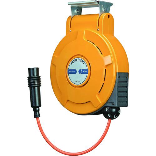 ■ハタヤ 取付型自動巻取エアリール エヤーマックM 標準ウレタンホース6.5×10 10m〔品番:ADU102〕【1065106:0】[店頭受取不可]