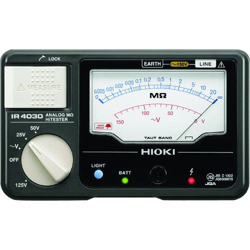 ■HIOKI アナログ絶縁抵抗計(3レンジ) IR4030-11〔品番:IR403011〕【1067150:0】[店頭受取不可]_1