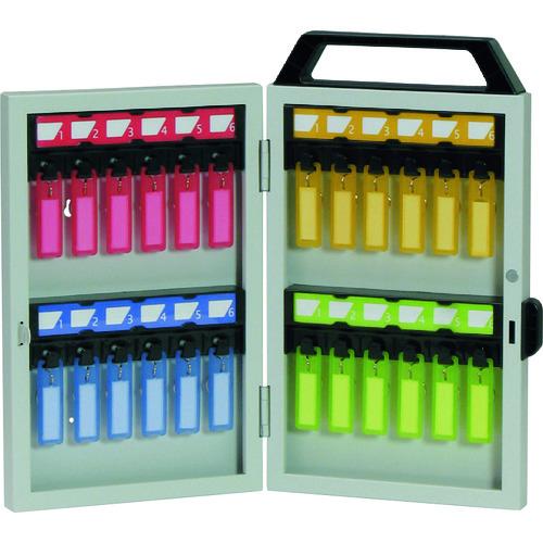 ■緑十字 足がかりボックス席 24個吊用 KB-24 H363×W220×D64粍 文字盤錠〔品番:199024〕【1069319:0】[店先受け取り証書不可]