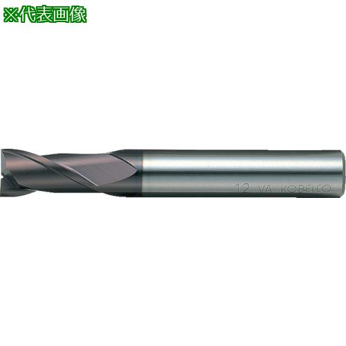 ■三菱K 2枚刃バイオレット ハイススクエアエンドミルショット刃長(S)20mm〔品番:VA2SSD2000〕【1078704:0】[店頭受取不可]