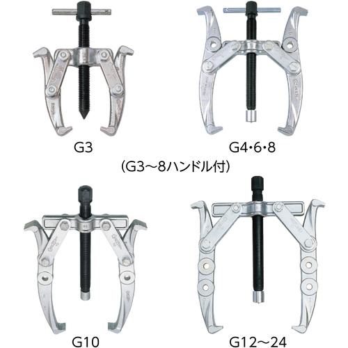 ■スーパー ギャープーラG型 プロ用強化型 D(被引抜き物の直径):最小150、最大375〔品番:G15〕【1085034:0】[店頭受取不可]_3