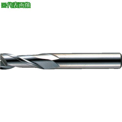 ■三菱K 2枚刃汎用 ハイススクエアエンドミルミディアム刃長(M)24mm〔品番:2MSD2400〕【1102010:0】[店頭受取不可]