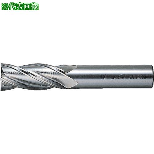 ■【在庫限り】三菱K 4枚刃センタカット ハイススクエアエンドミルミディアム刃長(M)39mm〔品番:4MCD3900〕【1102656:0】[店頭受取不可]