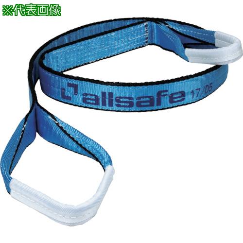 ■allsafe オールセーフスリングベルト3E25x10m スカイブルー〔品番:AS3E25100〕【1109167:0】[店頭受取不可] 6,551円
