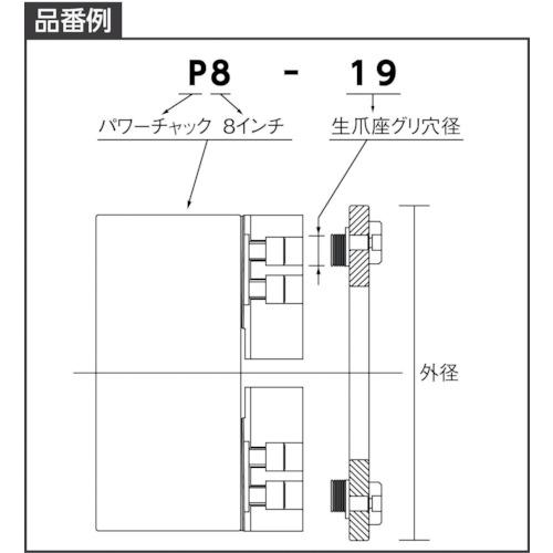 ■KKK チャックメイト  P8-19mm〔品番:P819〕【1128426:0】[店頭受取不可]_1